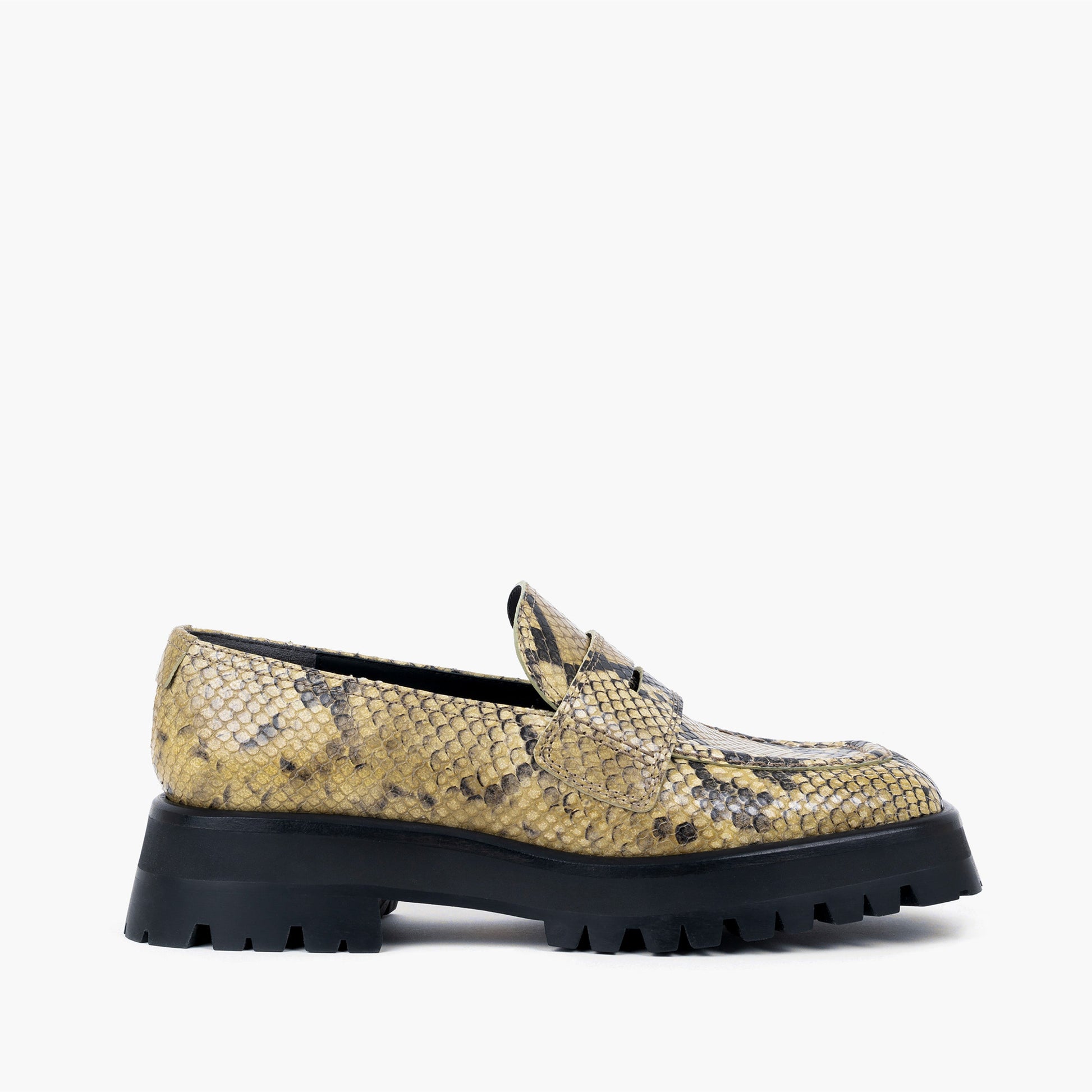 Labucq Mika Loafer Salvia Python Leather