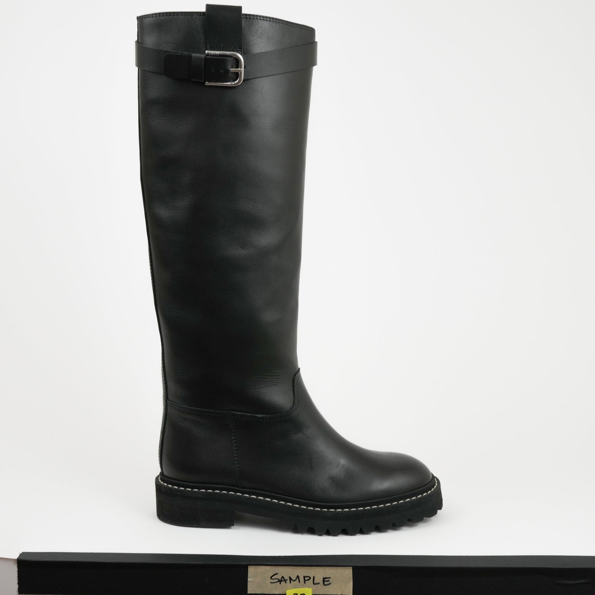 Cavalry Boot Black Sample Size 37