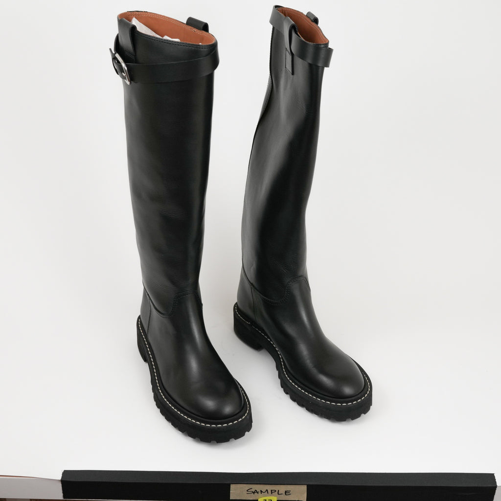 Cavalry Boot Black Sample Size 37