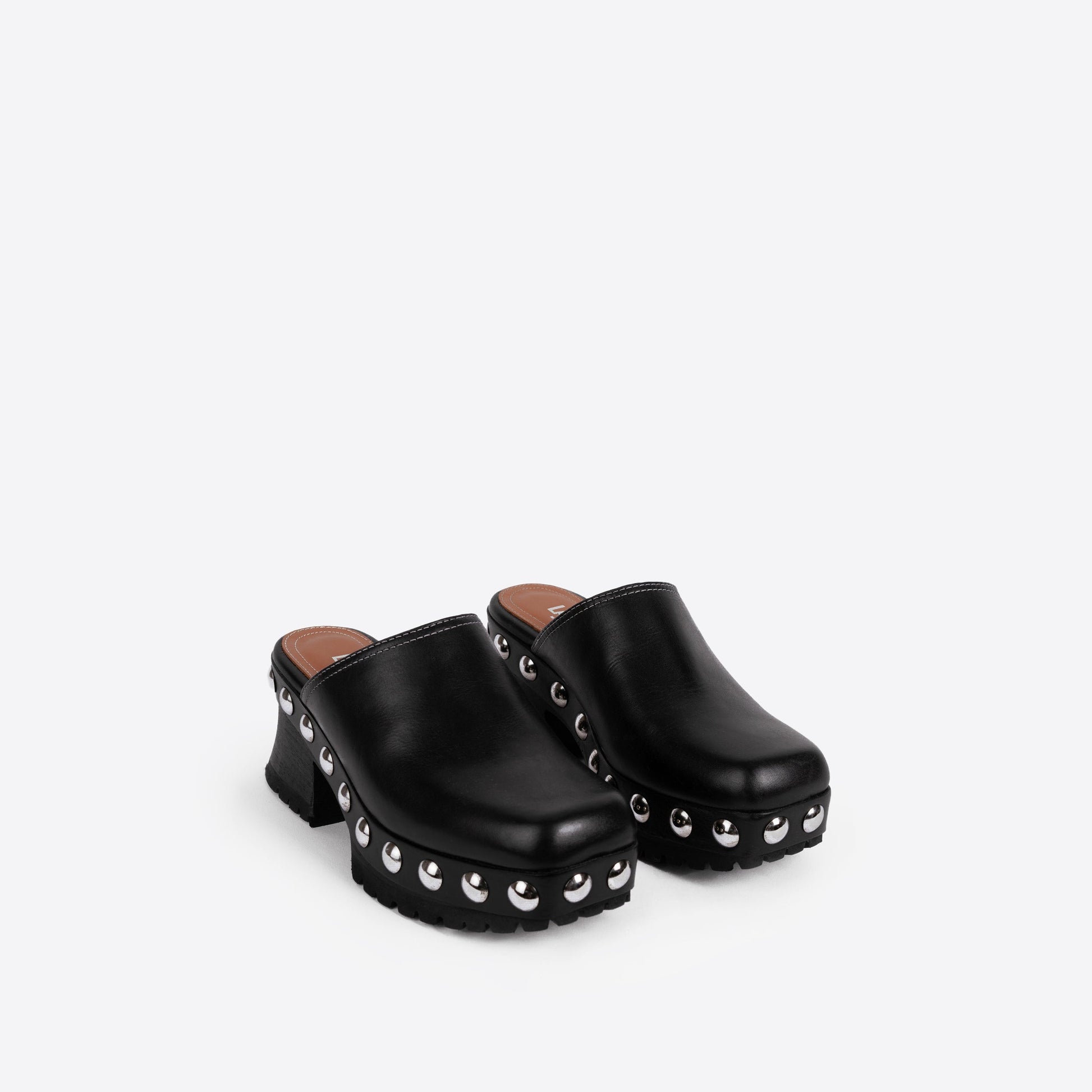 Studded Clog Black