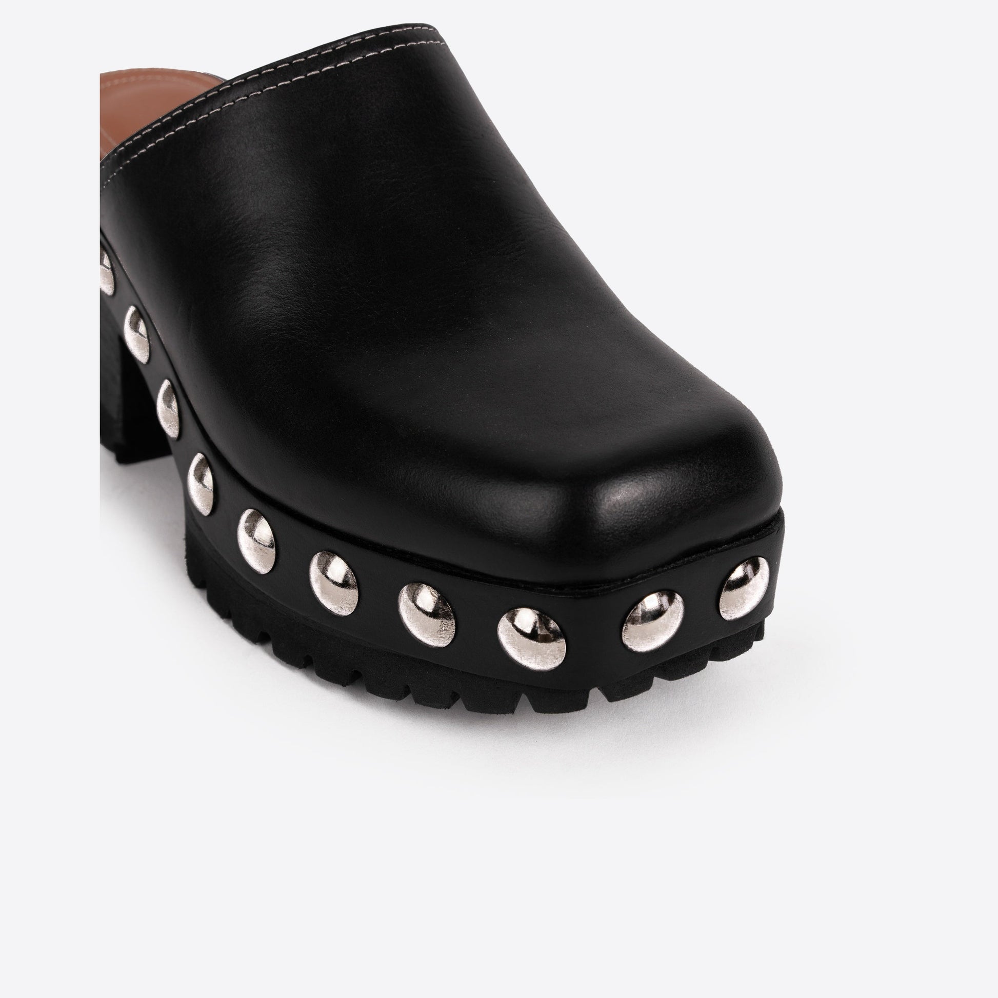 Studded Clog Black