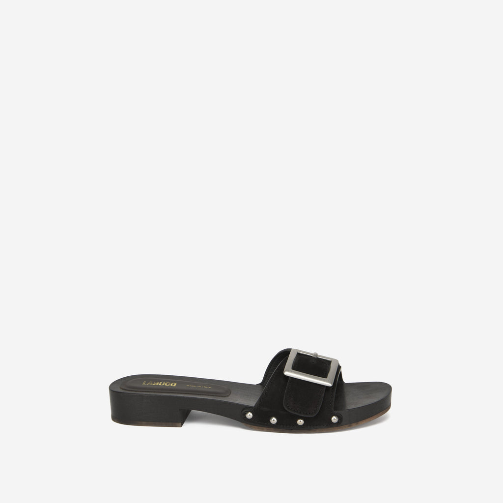 Hester Sandal Black Nubuck