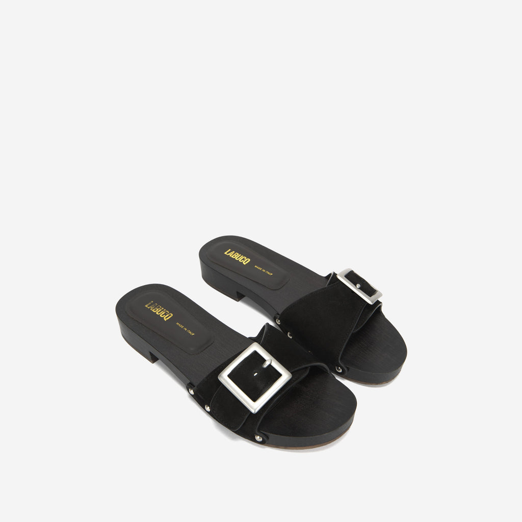 Hester Sandal Black Nubuck