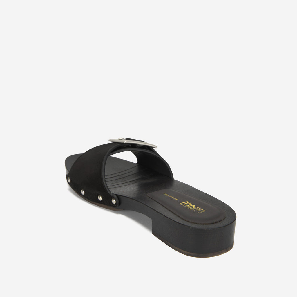 Hester Sandal Black Nubuck