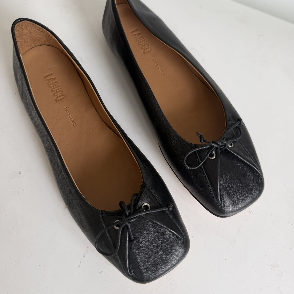 Black Ballet Flat Sample Size 37