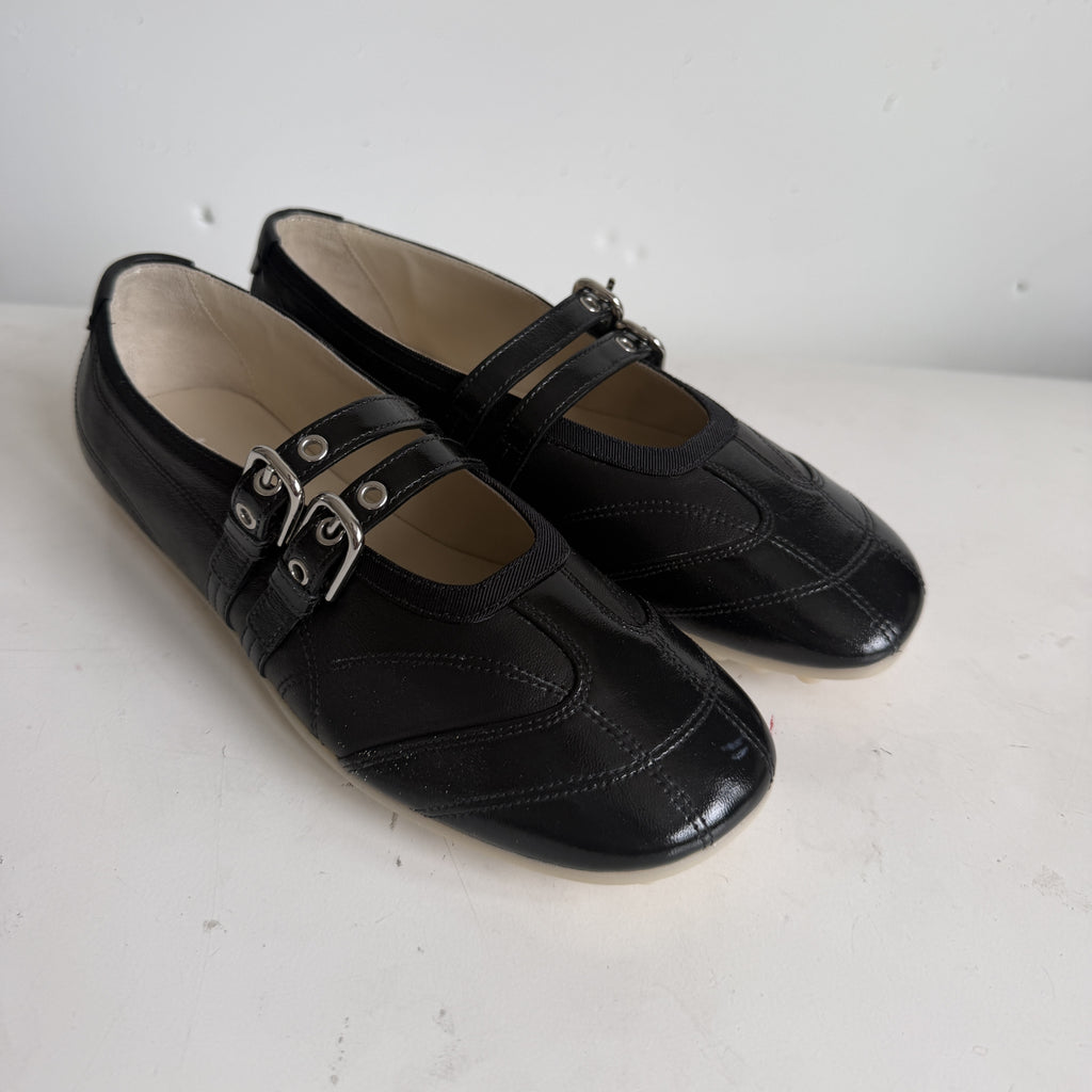 Studio Maryjane Black Leather Sample Size 37