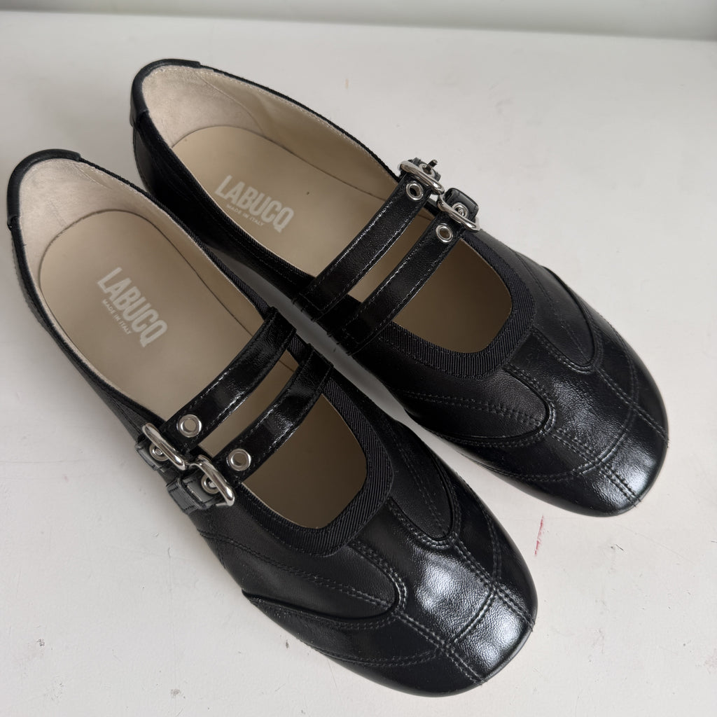 Studio Maryjane Black Leather Sample Size 37