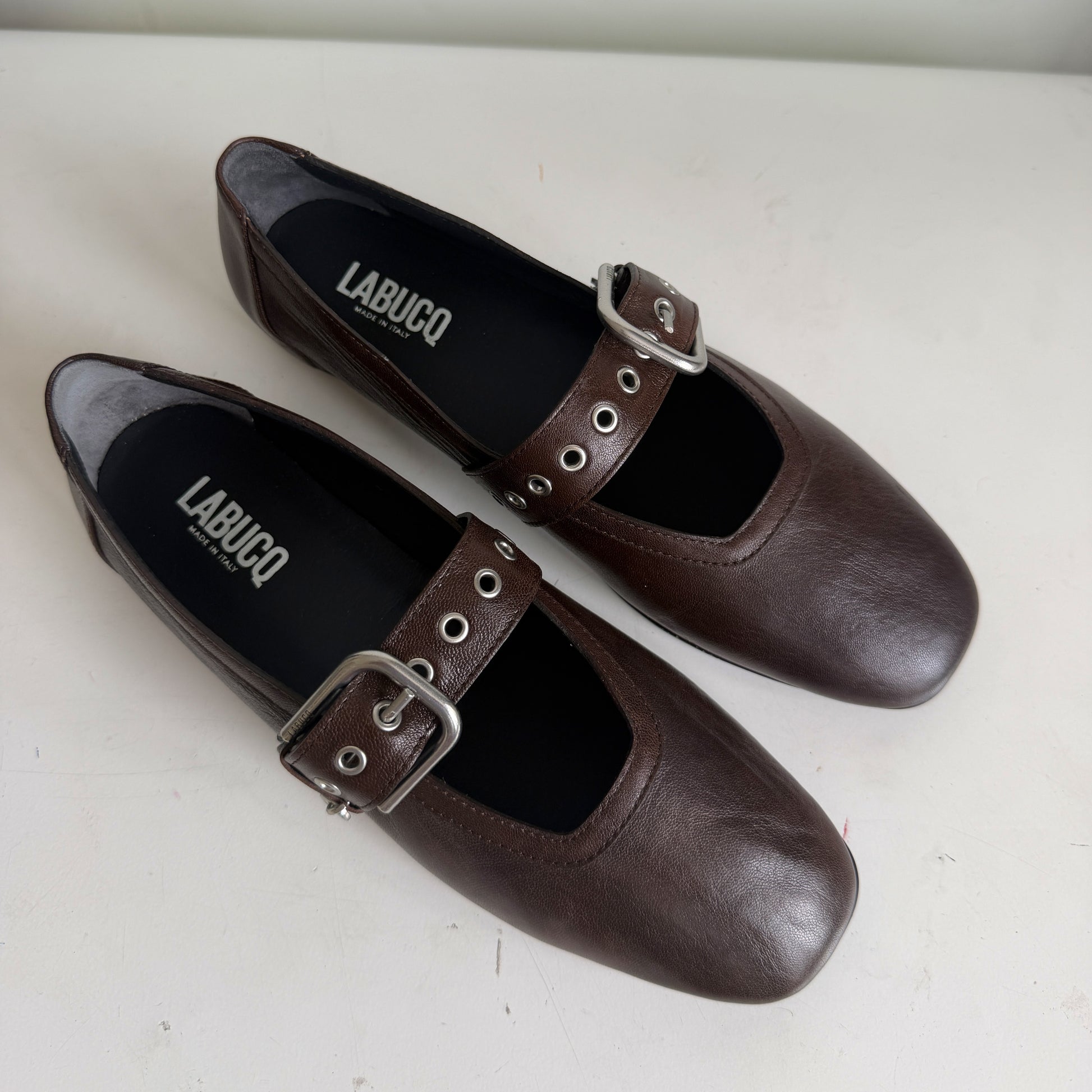 Buckled Maryjane Brown Sample Size 37