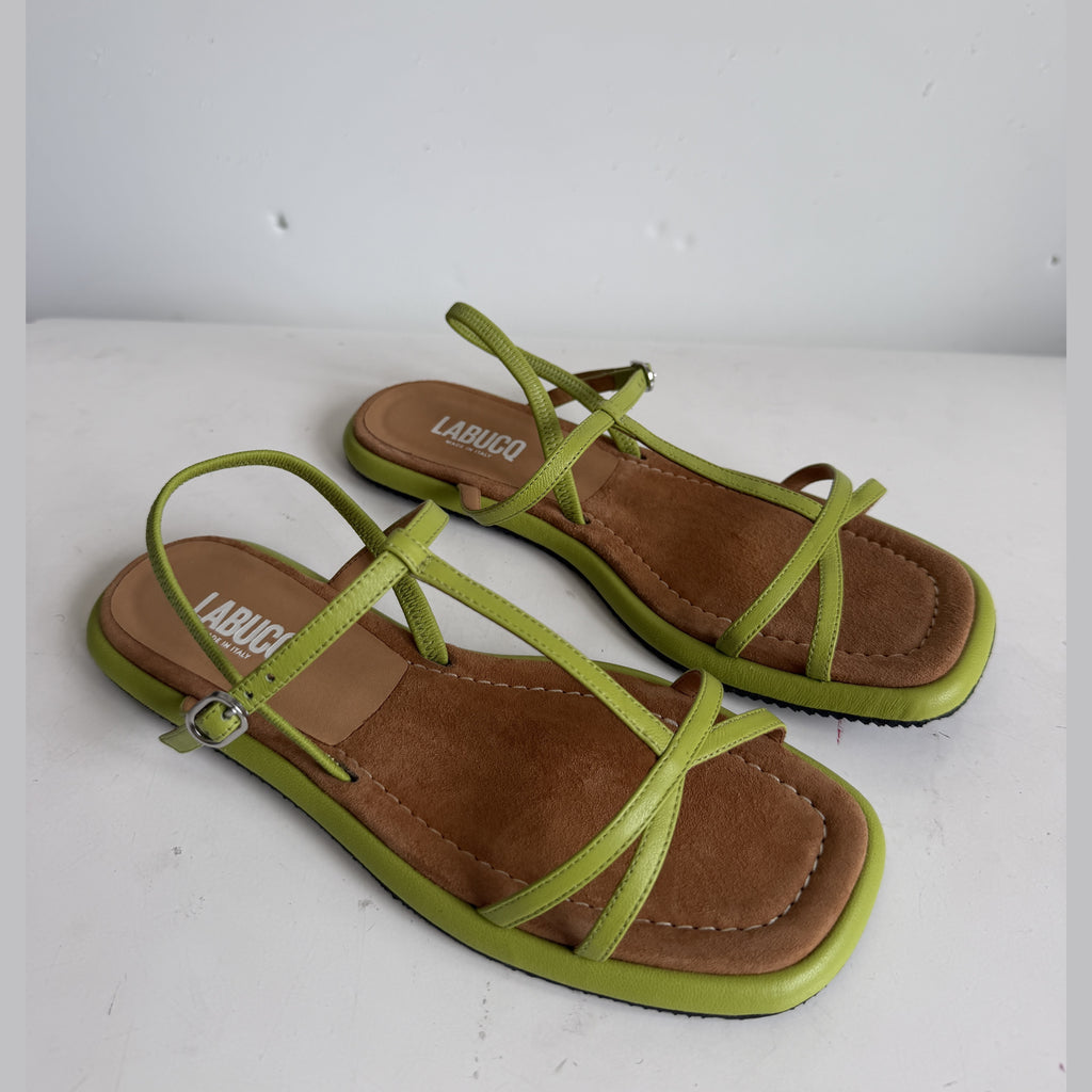 Ida Sandal Lime Sample Size 37