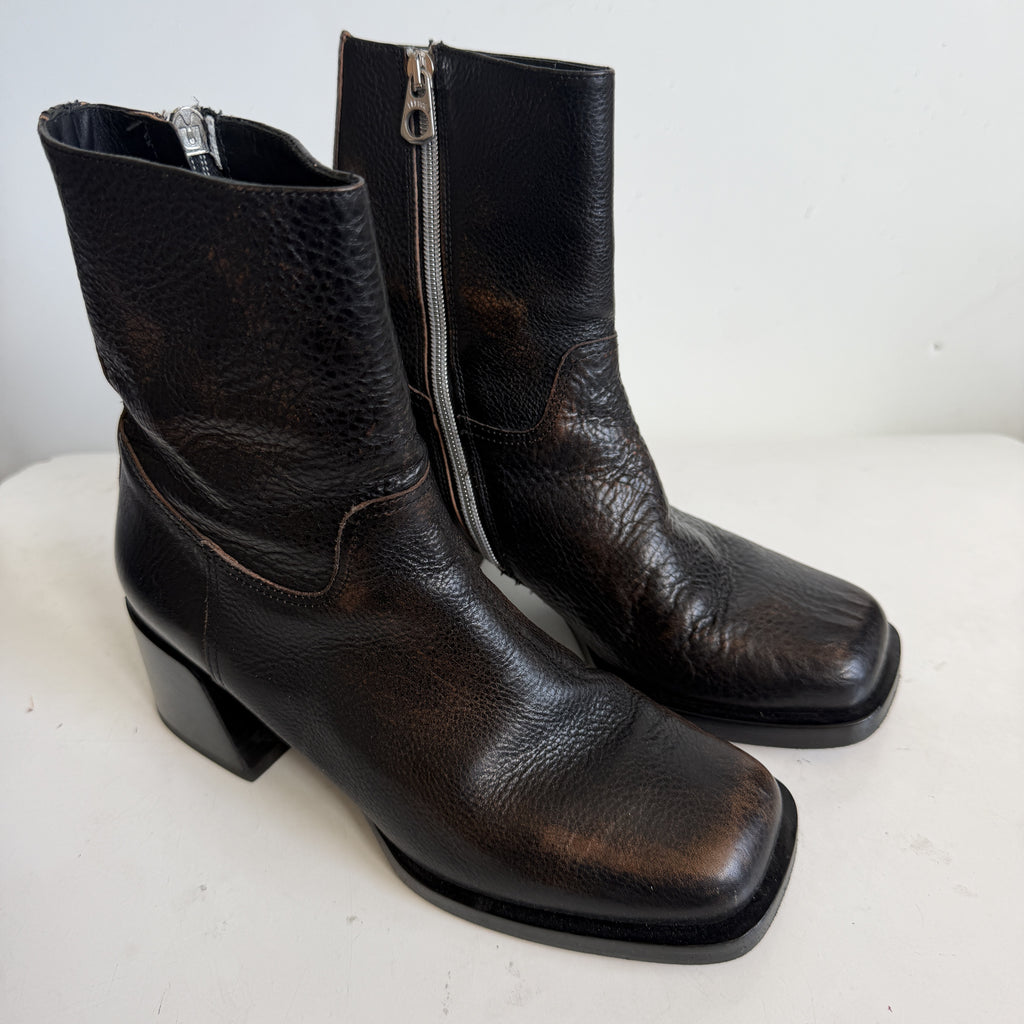 Joan Boot Tumbled Black Size 39