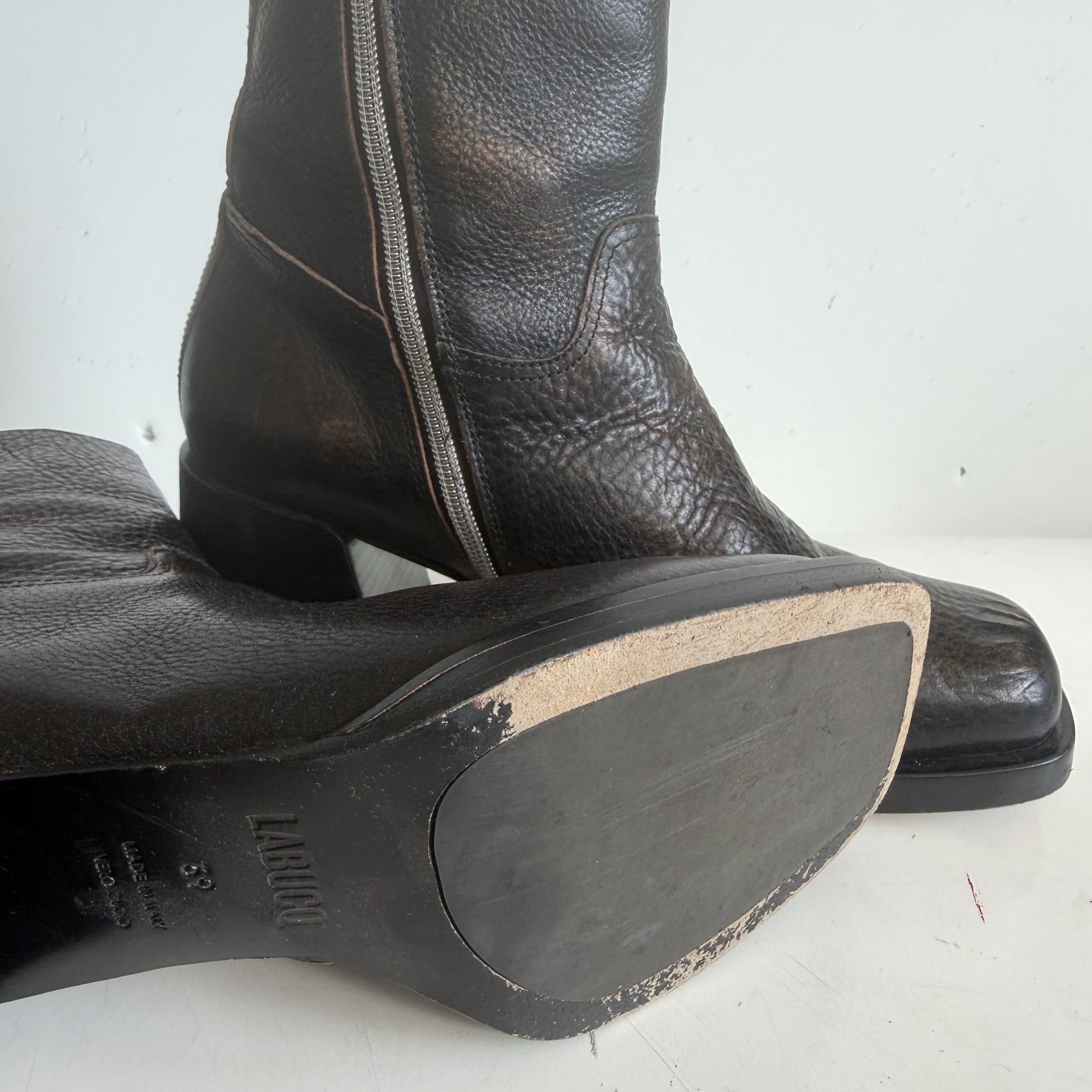 Joan Boot Tumbled Black Size 39