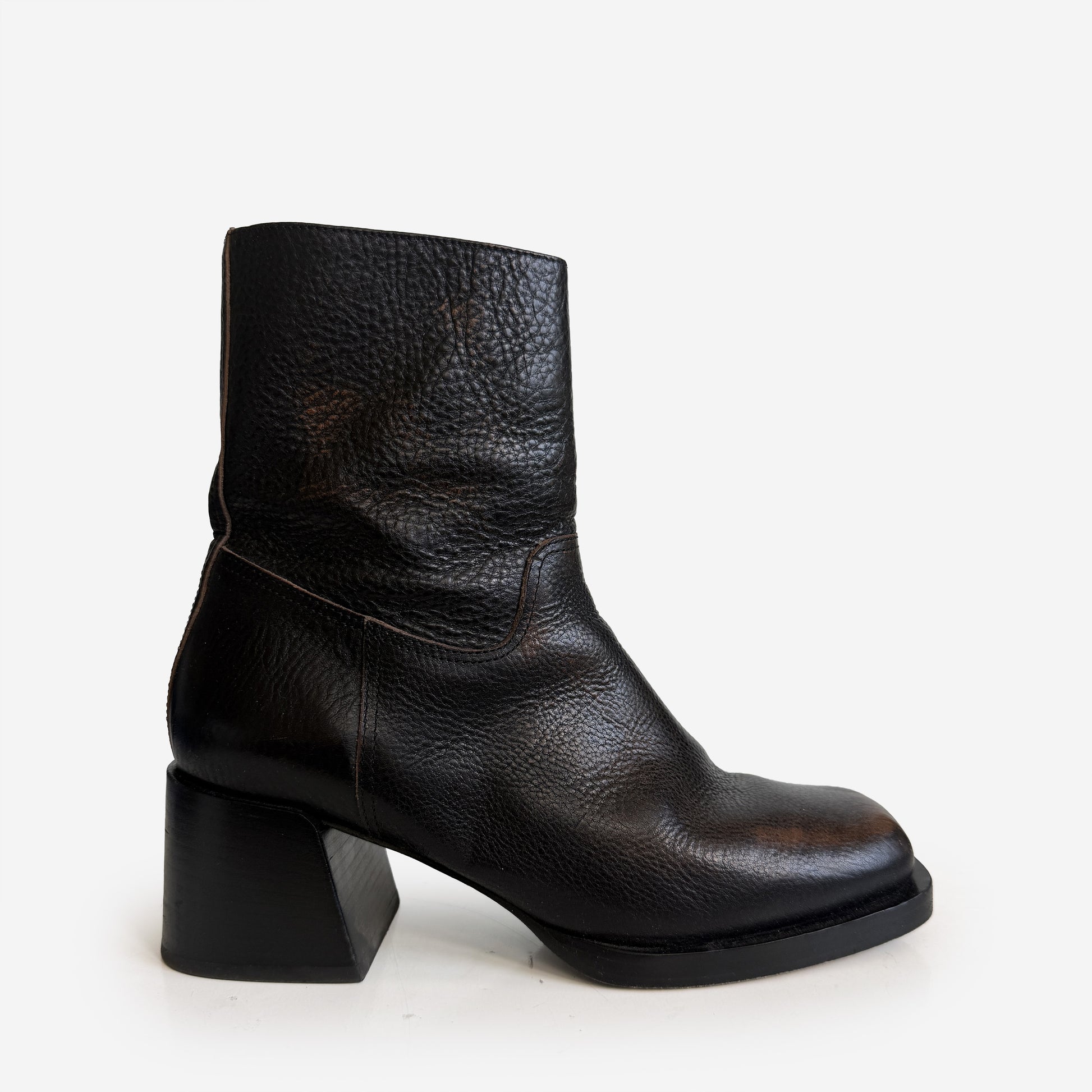 Joan Boot Tumbled Black Size 39