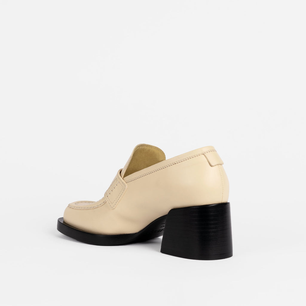 Labucq Kitty Loafer Cream | Back View
