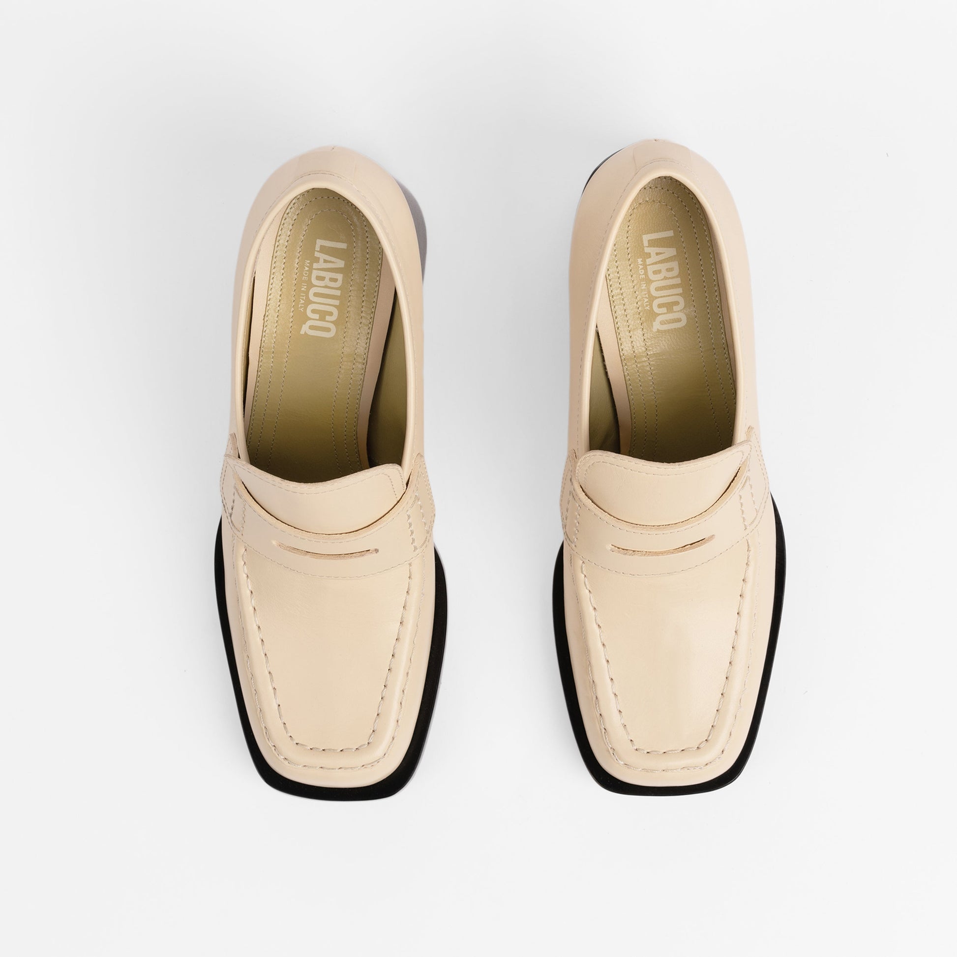 Labucq Kitty Loafer Cream | Top View