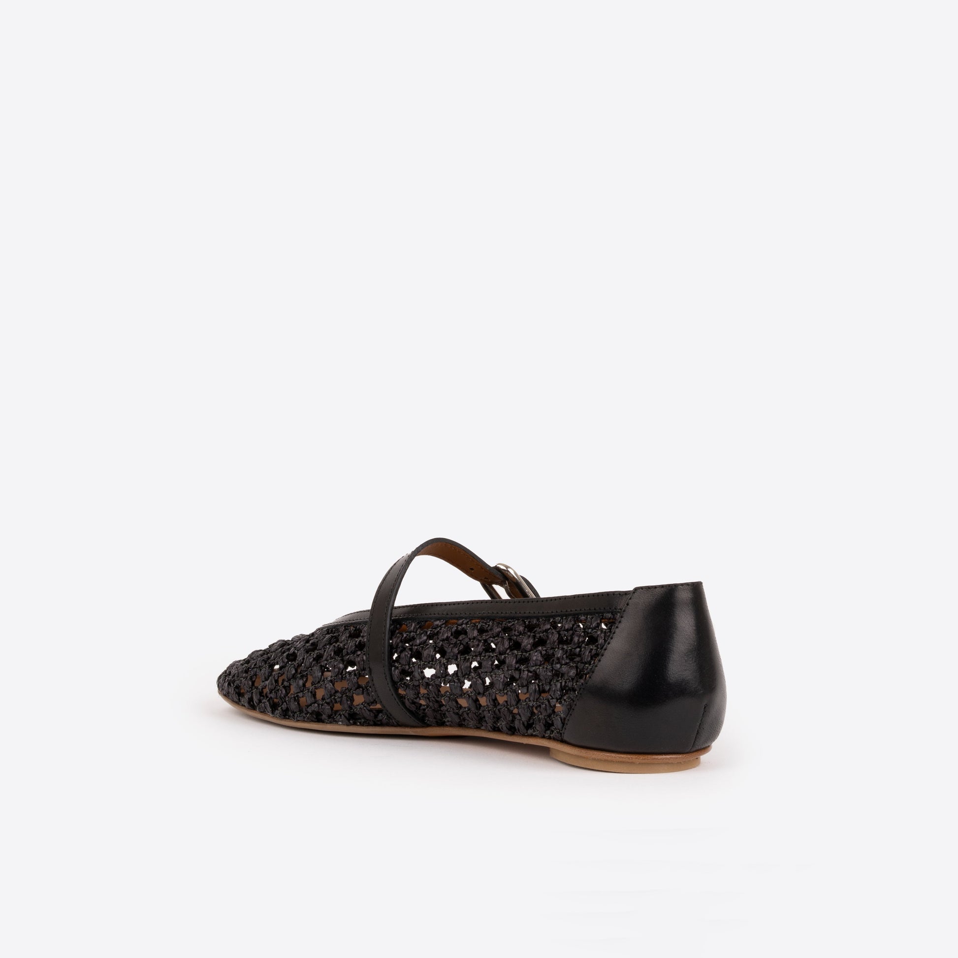 Lido Ballet Black Rafia
