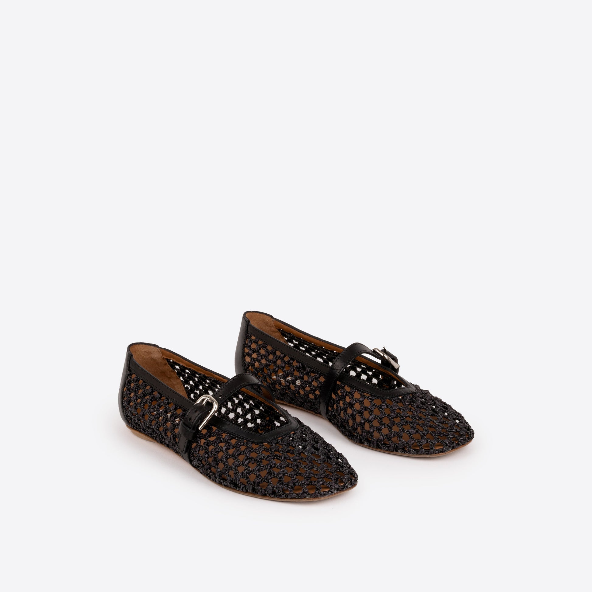 Lido Ballet Black Rafia