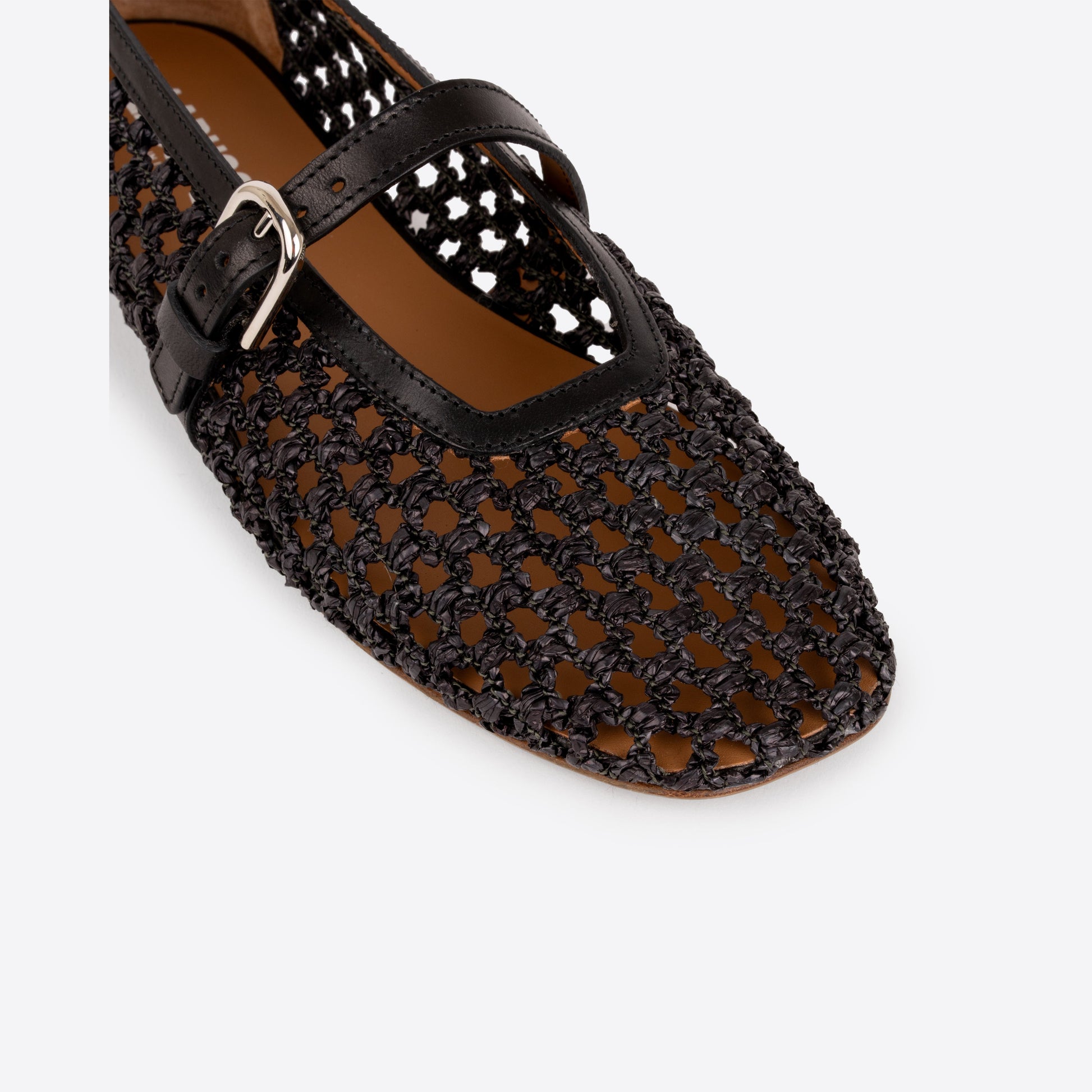 Lido Ballet Black Rafia