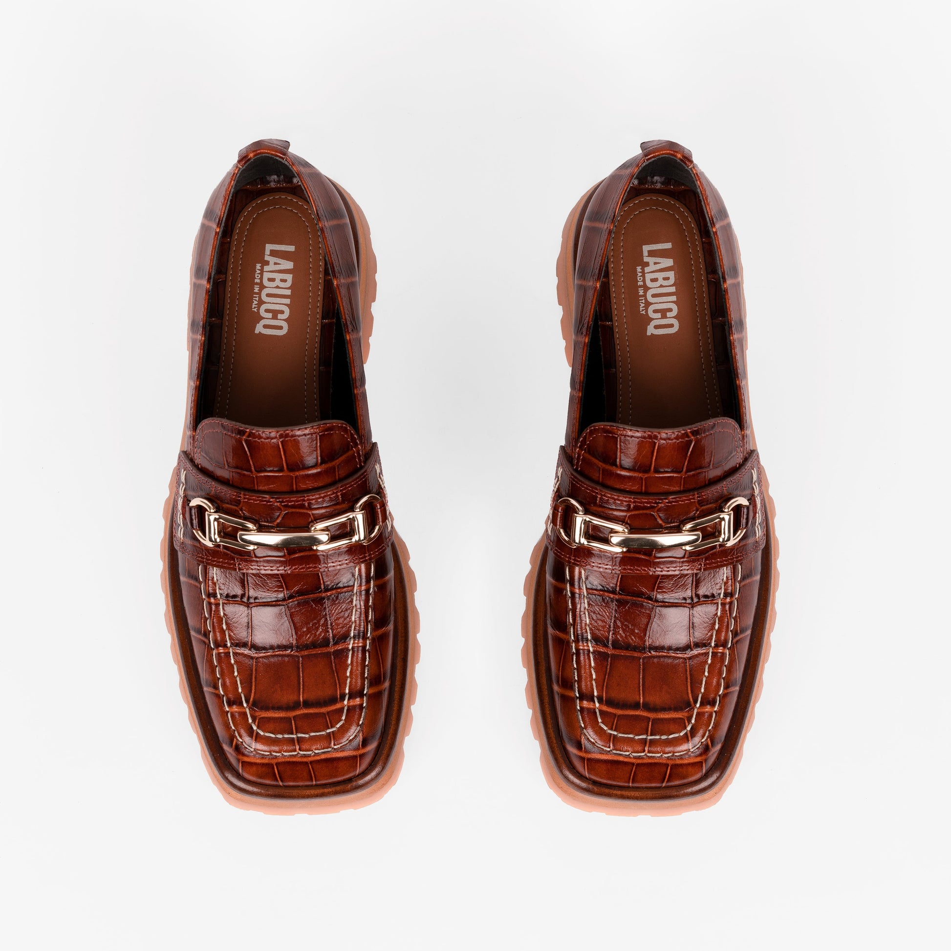 Labucq Mika Extra Loafer Tan Crocco