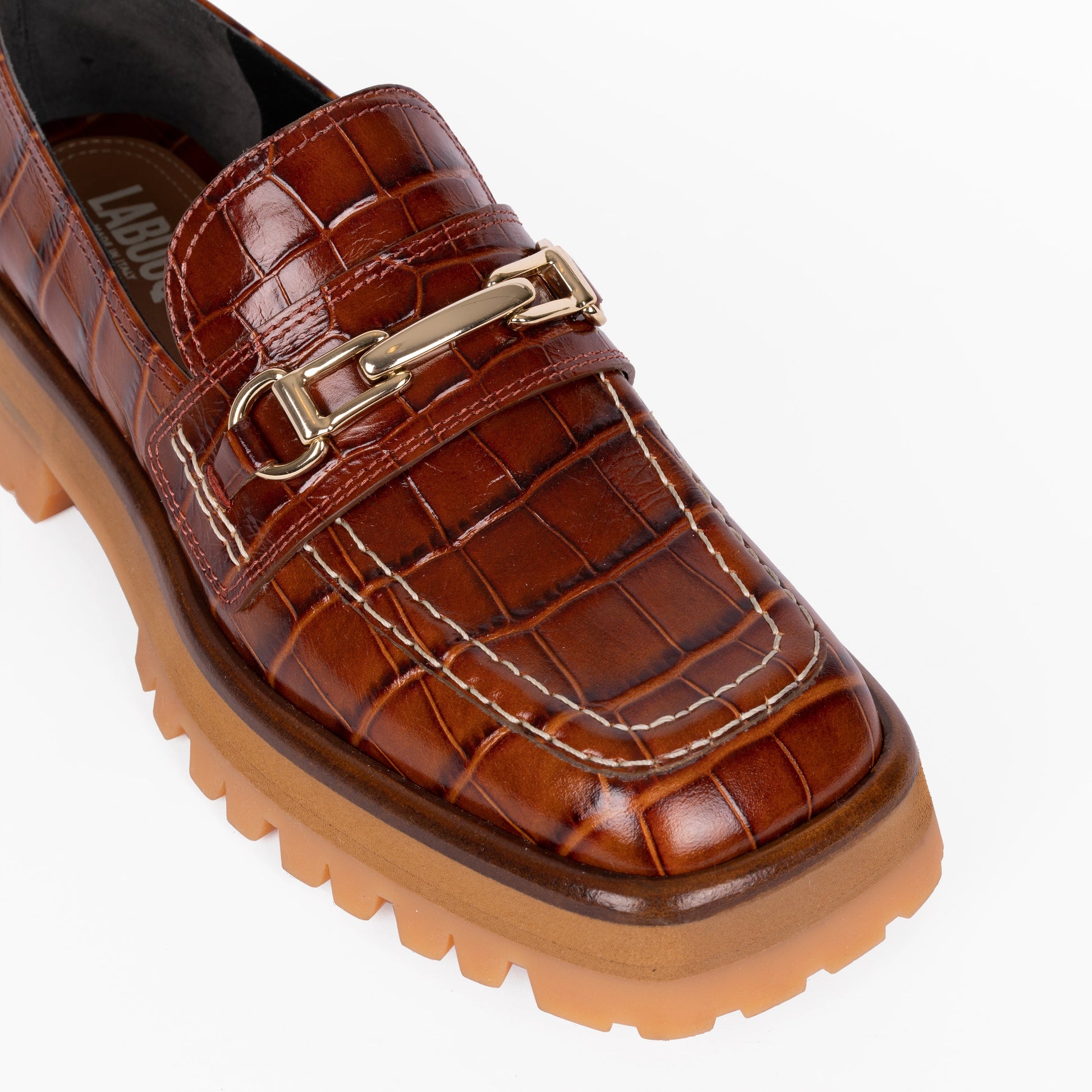 Labucq Mika Extra Loafer Tan Crocco