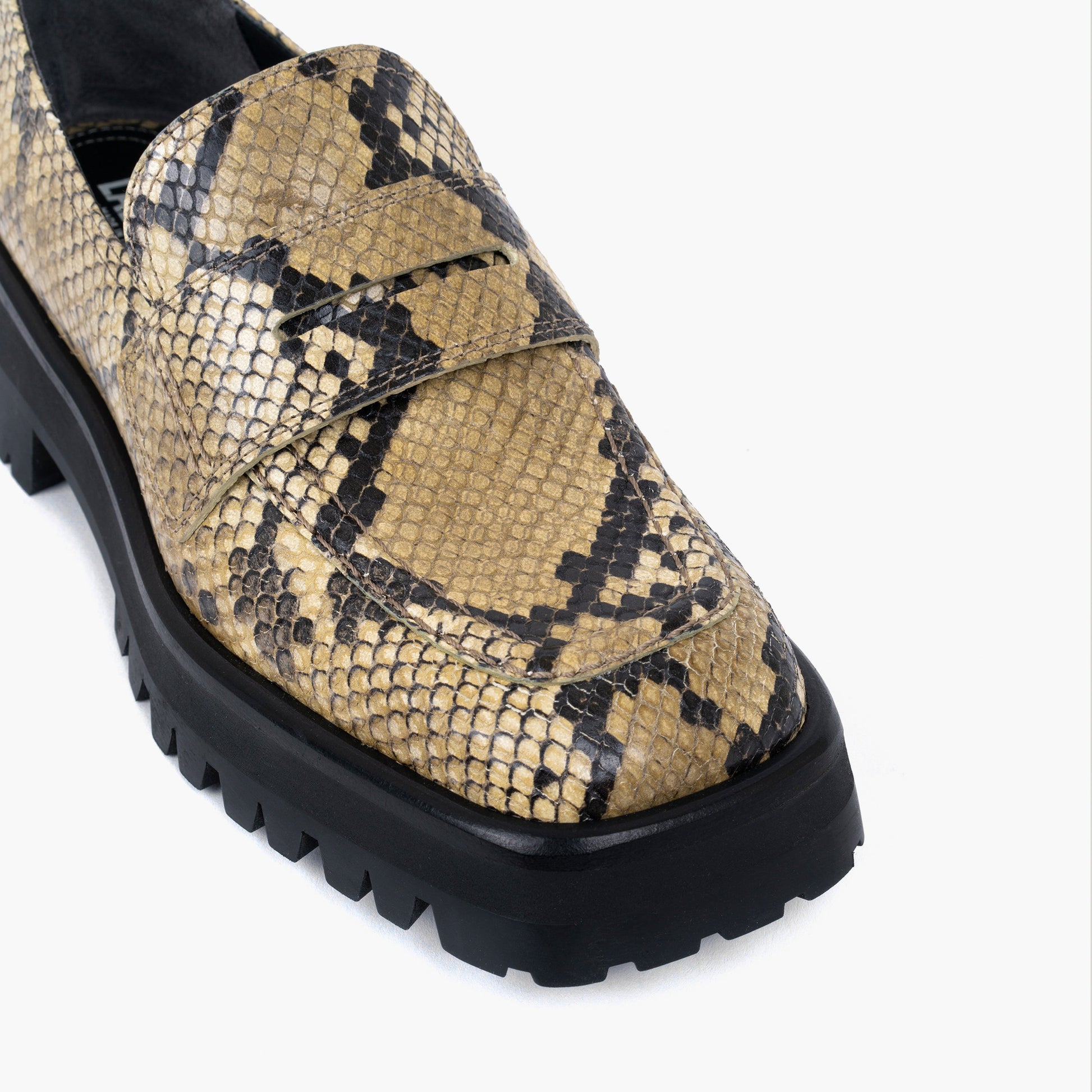 Labucq Mika Loafer Salvia Python Leather