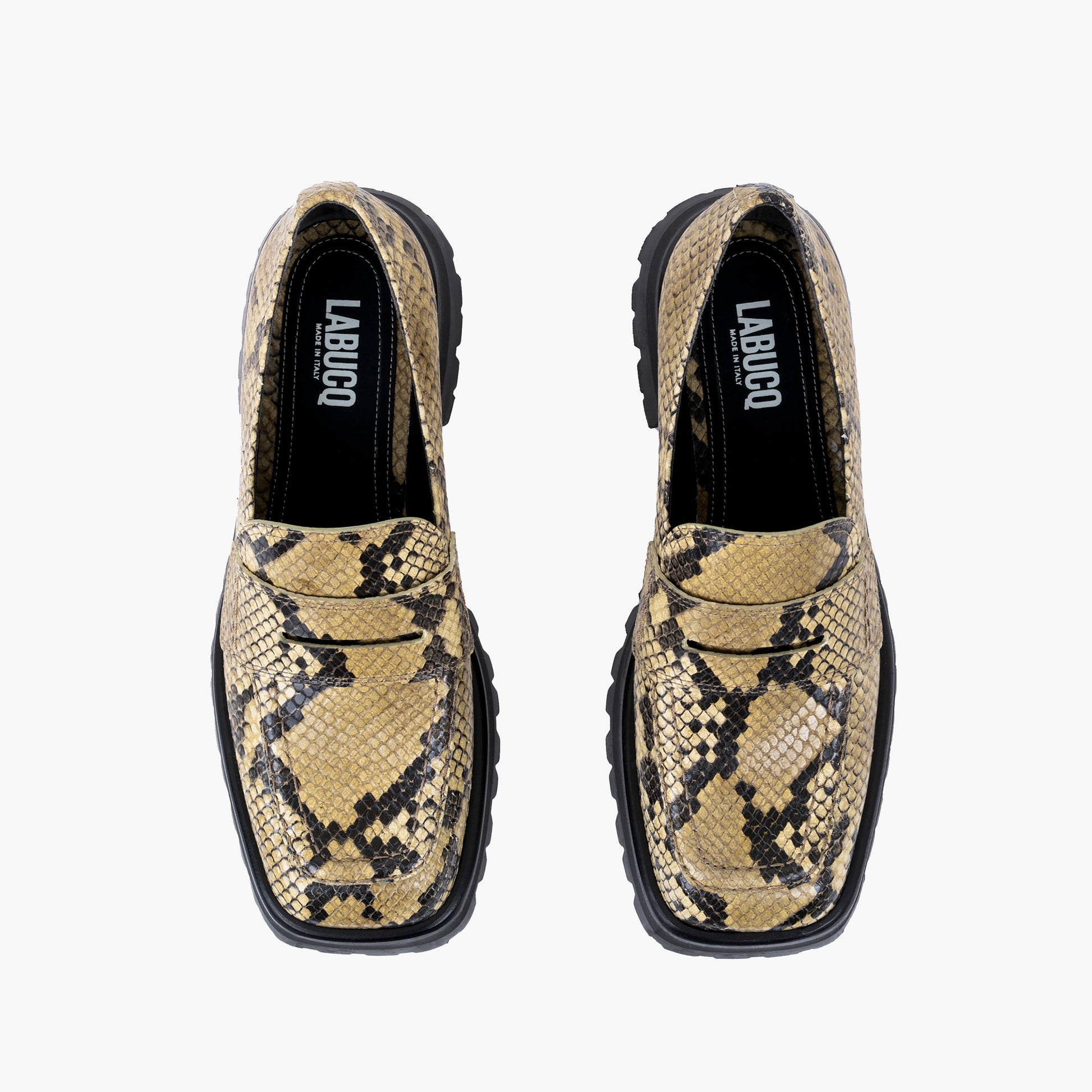 Labucq Mika Loafer Salvia Python Leather