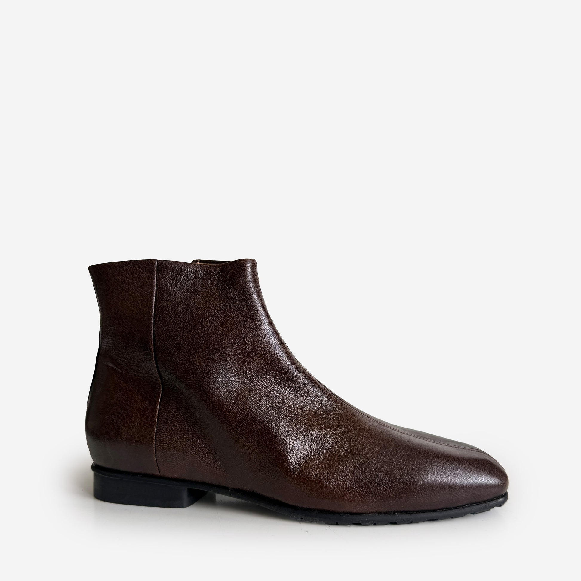 Flat Soft Ankle Boot Brown Sample Size 37