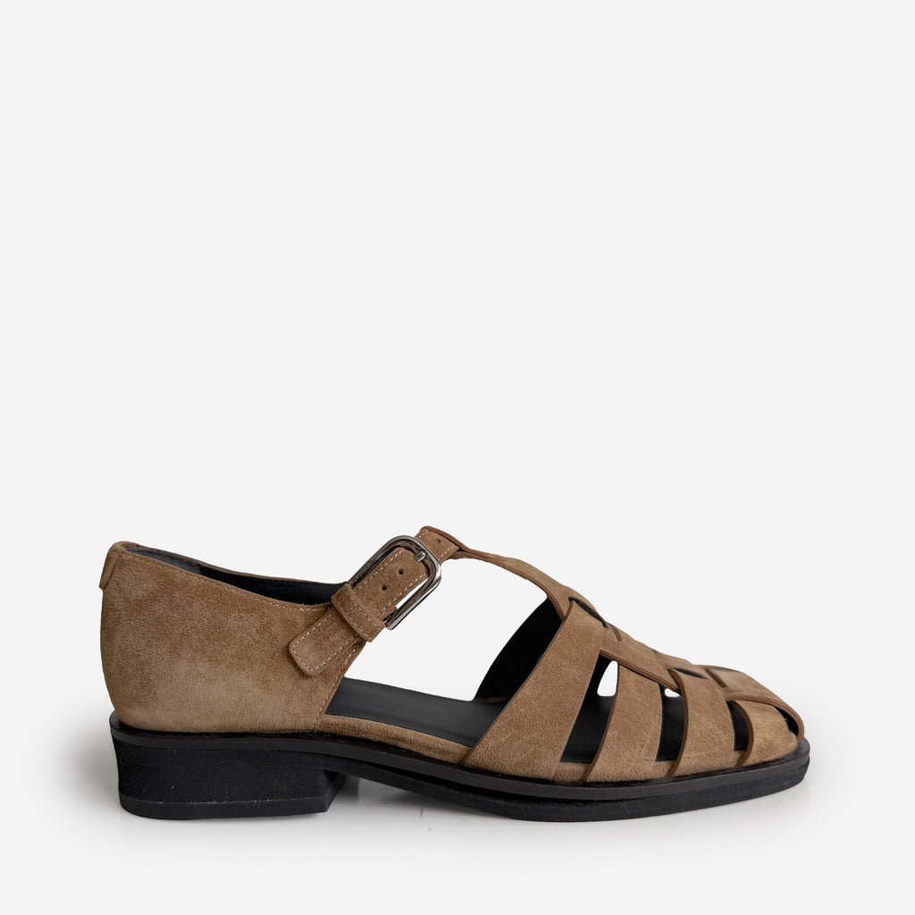 Sonny Fisherman Biscotti Suede Sample Size 37
