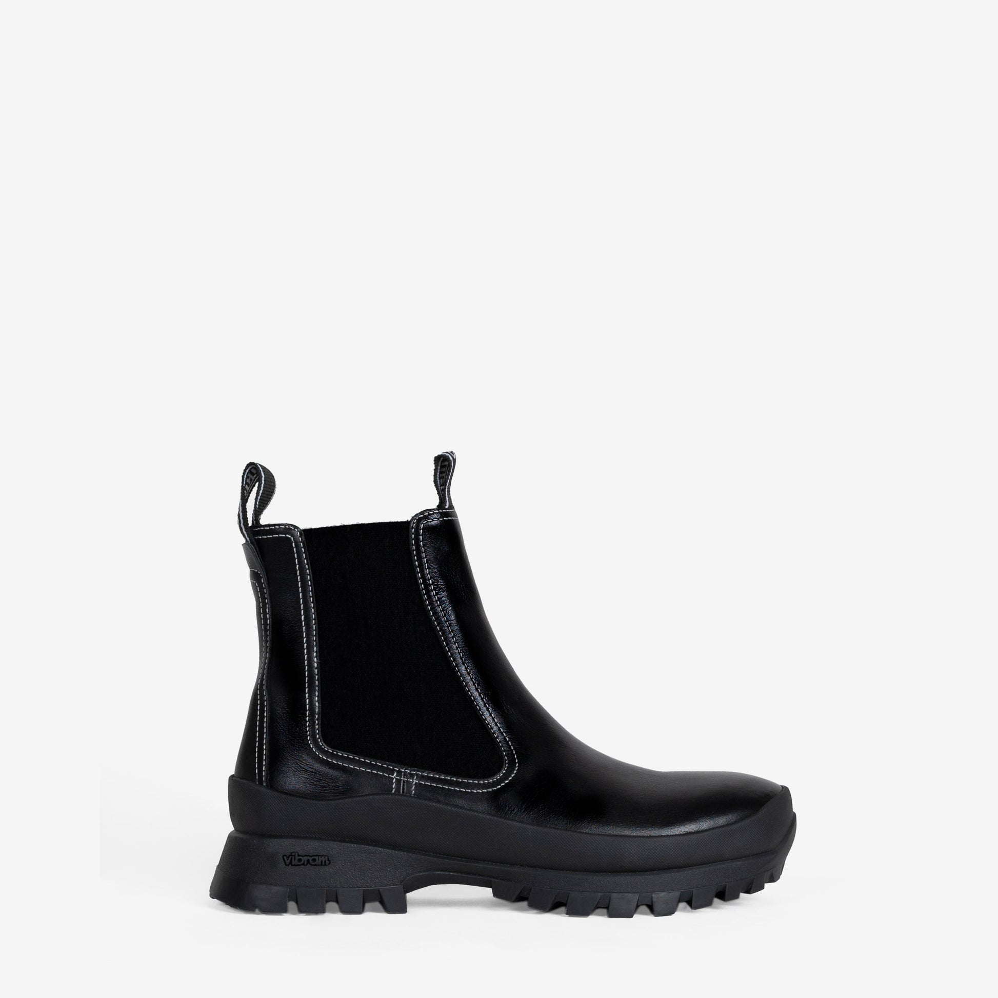 Suba Chelsea Black Calf
