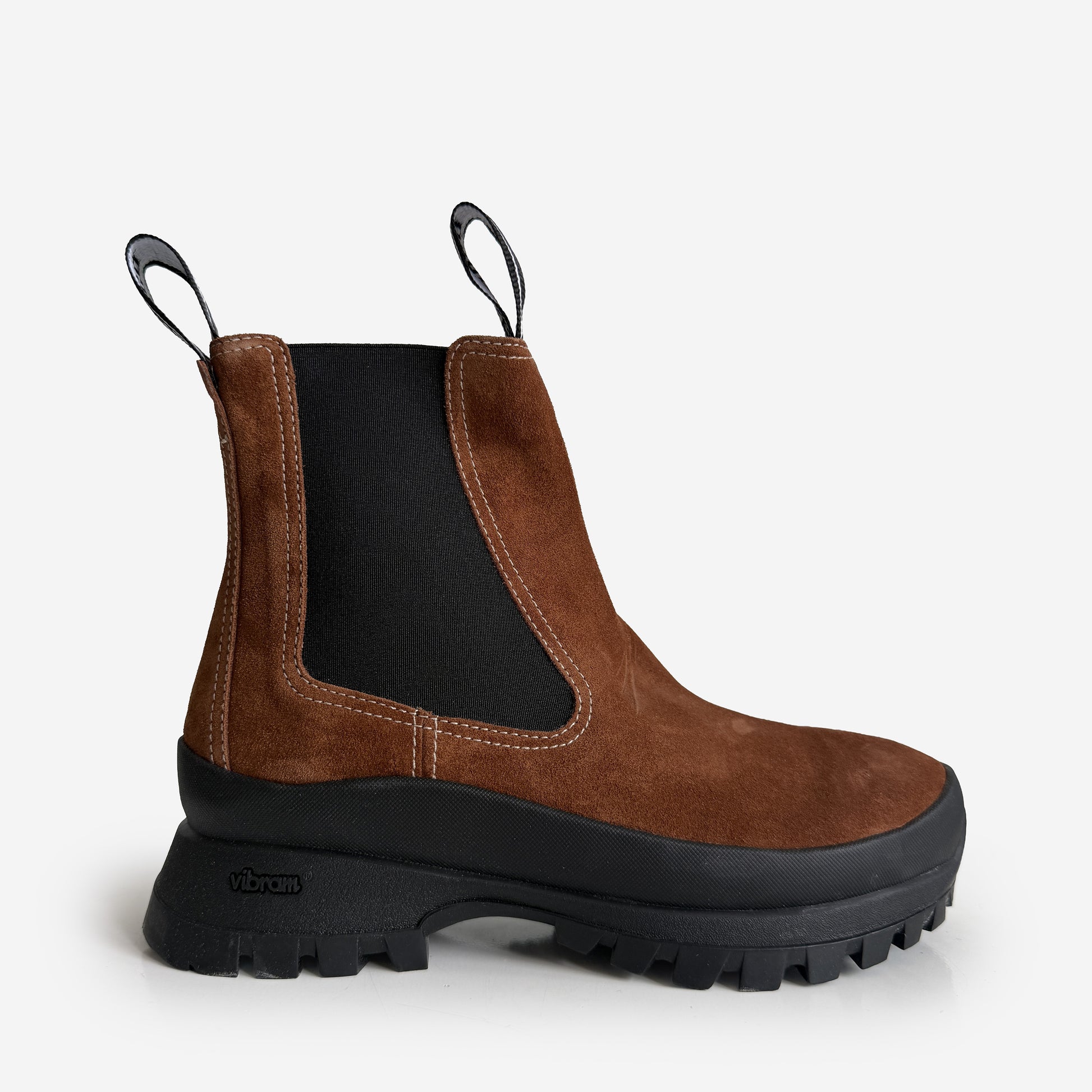 Tan Waterproof Suede Suba Chelsea Boot Sample Size 37